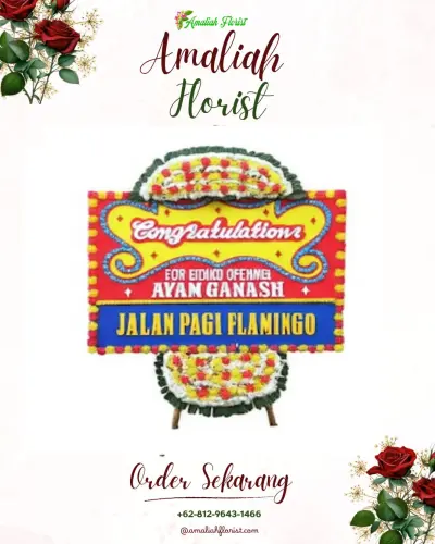 Bunga Papan Congratulation di Wujil